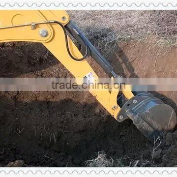 AS790 Atv Backhoe Excavator Price 7.9ton 1.5CBM 0.3CBM 83kW AC Pilot Joystick