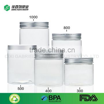 Ningbo 500ml transparent plastic bottle candy packaging cookie container