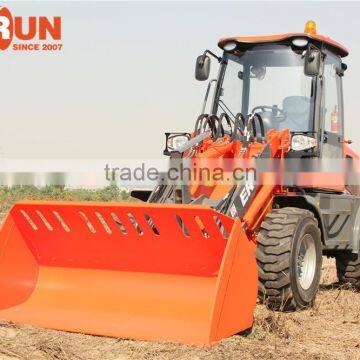 1.5 Ton Qingdao Everun New Condition Articulated Mini Wheel Loader With Sweeper photo-2