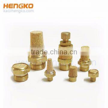 sintered microporous bronze silencer muffler