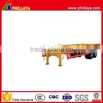 Phillaya semi trailer 2 axle 3 axle 20ton 30ton 40ton skeleton container utility trailer for sale