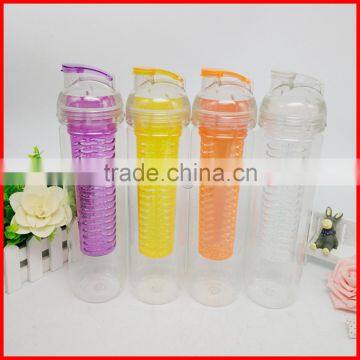 New 900ml Fruit Infuser Tritan Plastic Water Bottle Coffee Bottle Advertising Bottle photo-3