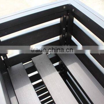 Деревянная мебельная прямоугольная цветочная горшок с подсветкой LED photo-5