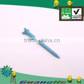 Corn plastic biodegradable plastic PLA golf tees