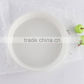 Hospitality Hotel Supply Round Eco-friendly Porcelain Plates Bakeware