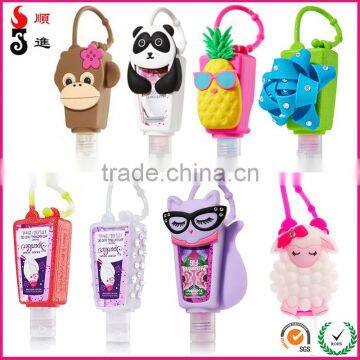 Promotional 3d animal bulk travel size bath and body works hand sanitizer holder