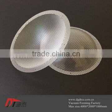 Plastic Clear Reticulate Lamp Cover by Vacuum Forming