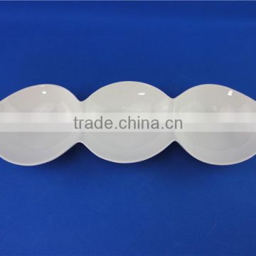 cheap ceramic plates dishes in stock bulk packing