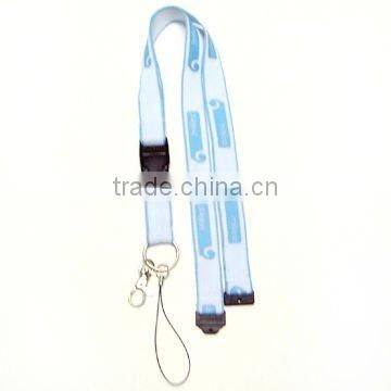Reflected printing lanyard with plastic release buckle