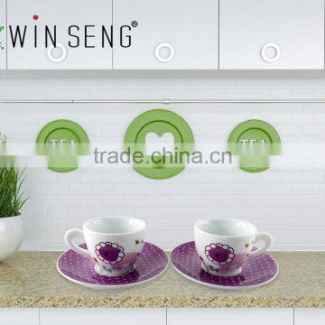 Ceramic Tea Pot Set With Teapot, Two Cups and Saucers, photo-4