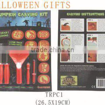 Fashion design halloween decoration gift pumpkin carving kit