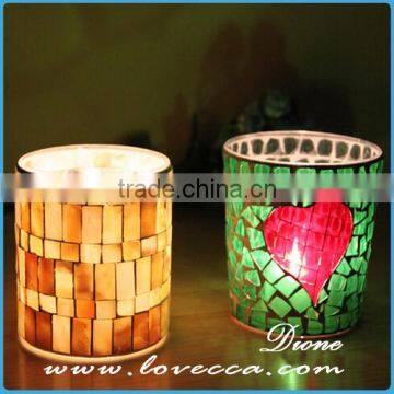 Wholesale Mosaic Candle Holders Centerpiece for Wedding photo-2