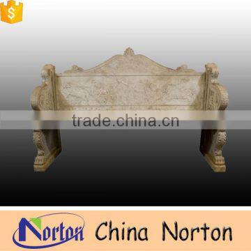 Garden decoration cheap stone bench NTMF-B240A