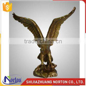 Customize bronze eagle with opening wings statue for decoration NTBH-019LI