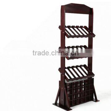 Eco-Friendly Handmade Wine Rack Wooden Winery Recycled Beech Wood Winery Wood Wine Rack photo-4