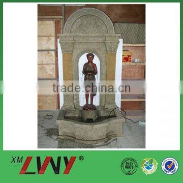 Charming design garden ornaments children standing resin bali fountain