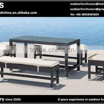 outdoor patio rattan bar sets