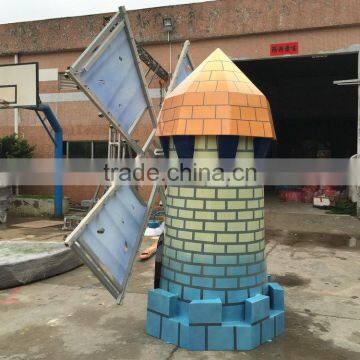 Outdoor Fiberglass Big Pinwheel Sculpture photo-6