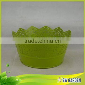 Newgarden Quality Hot Sale Bottom Price Mini Metal Flower Pot photo-5