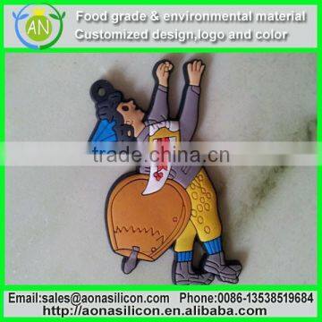 China factory silicone Bautiful girl keychain