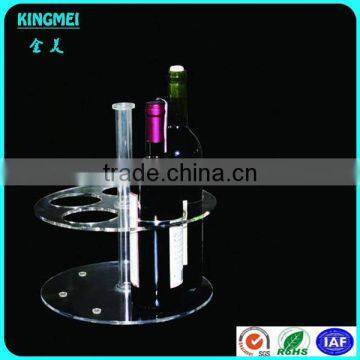 PARTY DECORATION Exquisite Acrylic Wine Bottle Display Rack photo-6