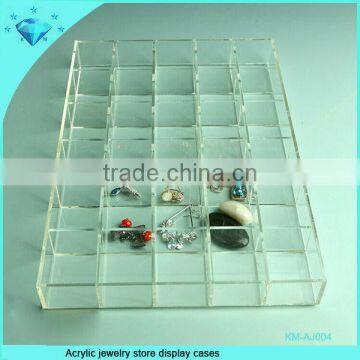 Acrylic jewelry store display cases