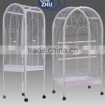 Large Metal Bird Cage Pet Aviary Budgie Parrot Table Mobile Stand Station House