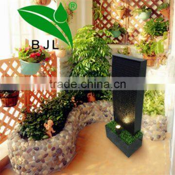 Indoor Mini Acrylic Black Water Feature Led Waterfall Decoration photo-3