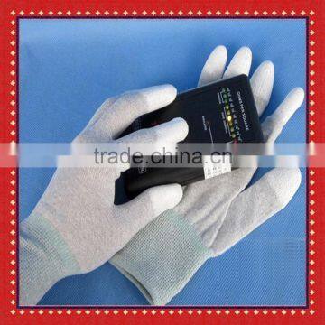 China Supplier Cheap Price Antistatic PU Finger Coated ESD Gloves/ESD Working Gloves/Carbon Fiber Antistatic Gloves photo-5