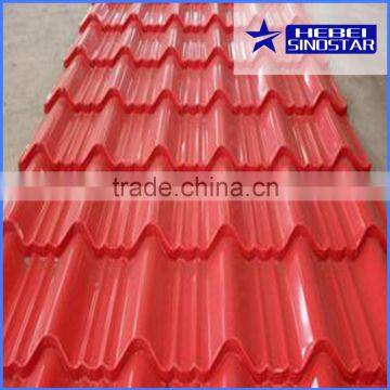 0.16 Prepainted Corrugated Steel Sheet Price with PPGI PPGL exported Africa