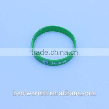 1/2 Inch Adult Size CMYK Silicone Band