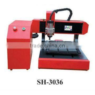 CNC Router Machine SH-3036 with X Y Working Area 300x360mm and Table Size 450x560mm