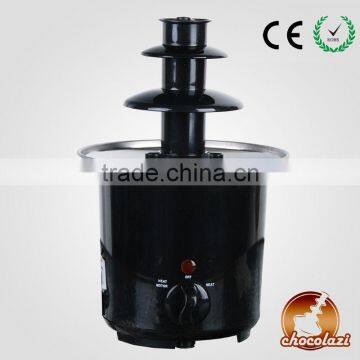 CHOCOLAZI ANT-8020 ALL Model CE&RoHS Auger 3 Tiers party home plastic mini chocolate fountain machine