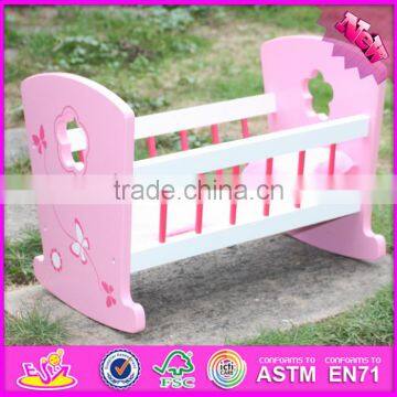 2016 Best Design Kids Wooden Toy 18 Inch Doll Bed W06B052 photo-2