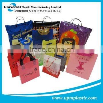 Eco-friendly Degradable Disposable Clip Close Handle Shopping Carrier Bag photo-5