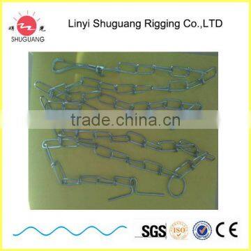 Galvanized or Ungalvanized DIN 5686 Knotted Chain