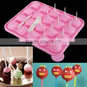 Lollipop Silicone Mold 20 Holes Chocolate Mold Fondant Decorating Tools