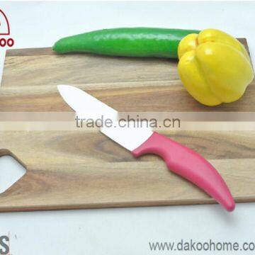 4 Pieces Red Color Handle Zirconia Chef/Utility/Paring Knife photo-4