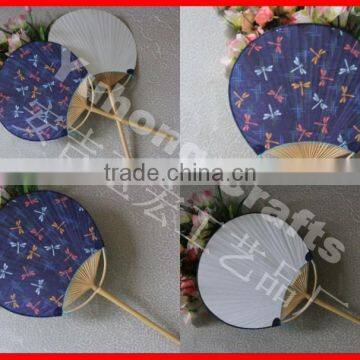 Anji Yuhong Factory wholesale bamboo gift fan
