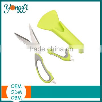 Take-apart with Magnetic Sheath/holder Stainless Steel Scissors for Kitchen Silicone Multifunction Kitchen Shears