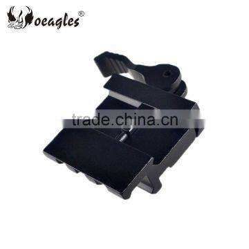 KC09 Tactical Gun Rail Adaptor 45 Degree Side 21mm Picatinny Rail Quick Detachable Weaver to Dovetail Rail photo-3