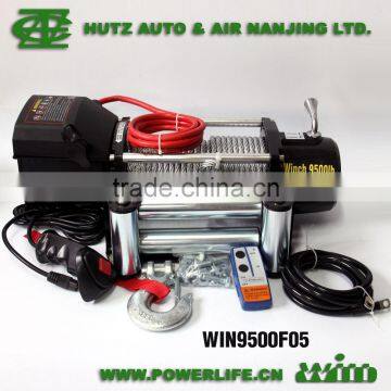 12V 24V Electric Winch UTV Winch 4WD Winch With Synthetic Rope 8500lb 9000lb 9500lb WIN9500F05RA photo-2