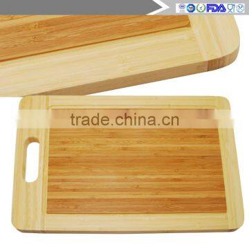 3pcOrganic Bamboo Cutting Boards - Large Kitchen Cutting Board and Wooden Cheese Board - Wooden Pallets and Juice Drip Tray Slot photo-3
