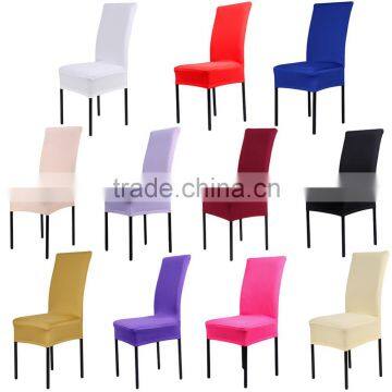 New Year Home Chair Cover wedding decoration Solid Colors Polyester Spande Dining Chair Covers For Wedding Party Chair Cover