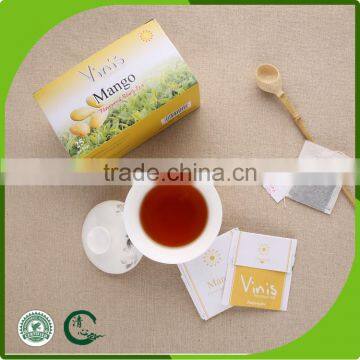 herbal healthy Fruity tea Mango Black tea bag