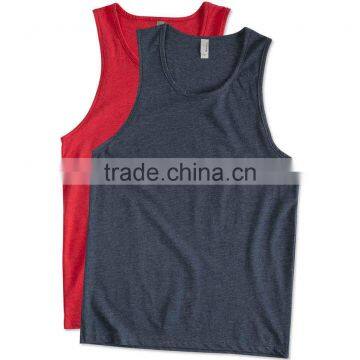 Mens Tank Top Plain Dyed Sleeveless Summer Sport Wear Gym Tank Maen Gym Custom