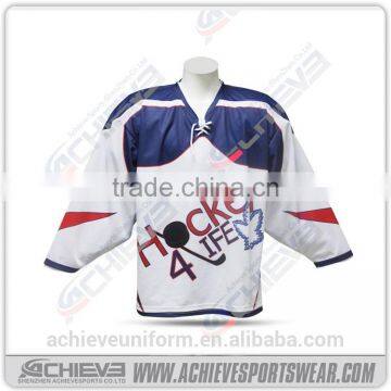 custom ice hockey wear, plus size blank hockey practice jerseys