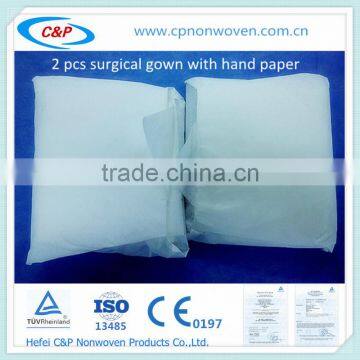 High Risk Reinforced SMMS Surgical Gown, EO Sterilized/Non Woven Surgical Gown/ultrasonic surgical gown machine