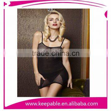 Women sexy Lingerie Seperates Hollow Out Bandage Clubwear Dress