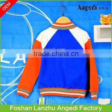 Children's Winter Apparel Boy's Fashion Stylish Baseball Overcoat Jacket V-neck Casual Sweatshirt With Patch Applique Work photo-3